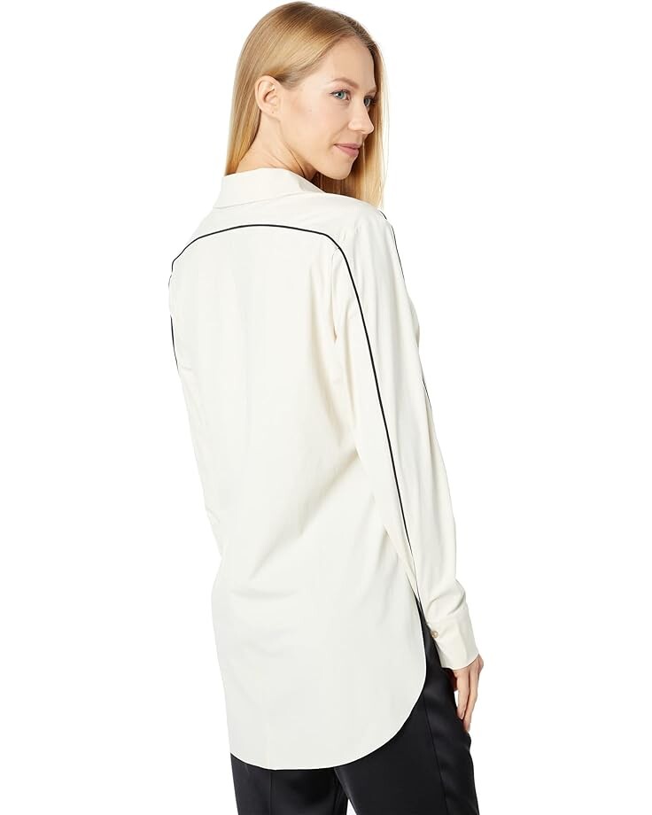 

Топ Lysse Trinket Button-Down Microfiber Top, цвет White Chocolate