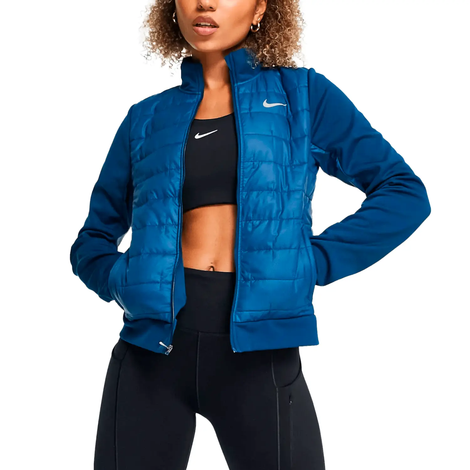 

Куртка Nike Running Therma-fit Synthetic Fill, синий