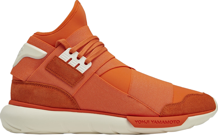 Кроссовки Adidas Y-3 Qasa High 'Orange', оранжевый цена и фото