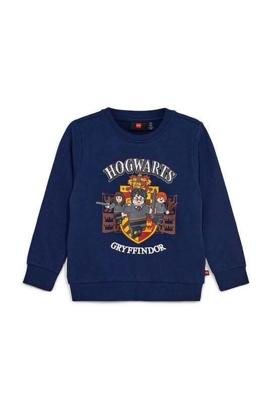 

Хлопковая толстовка LEGO Harry Potter для детей/топор Lego, темно-синий