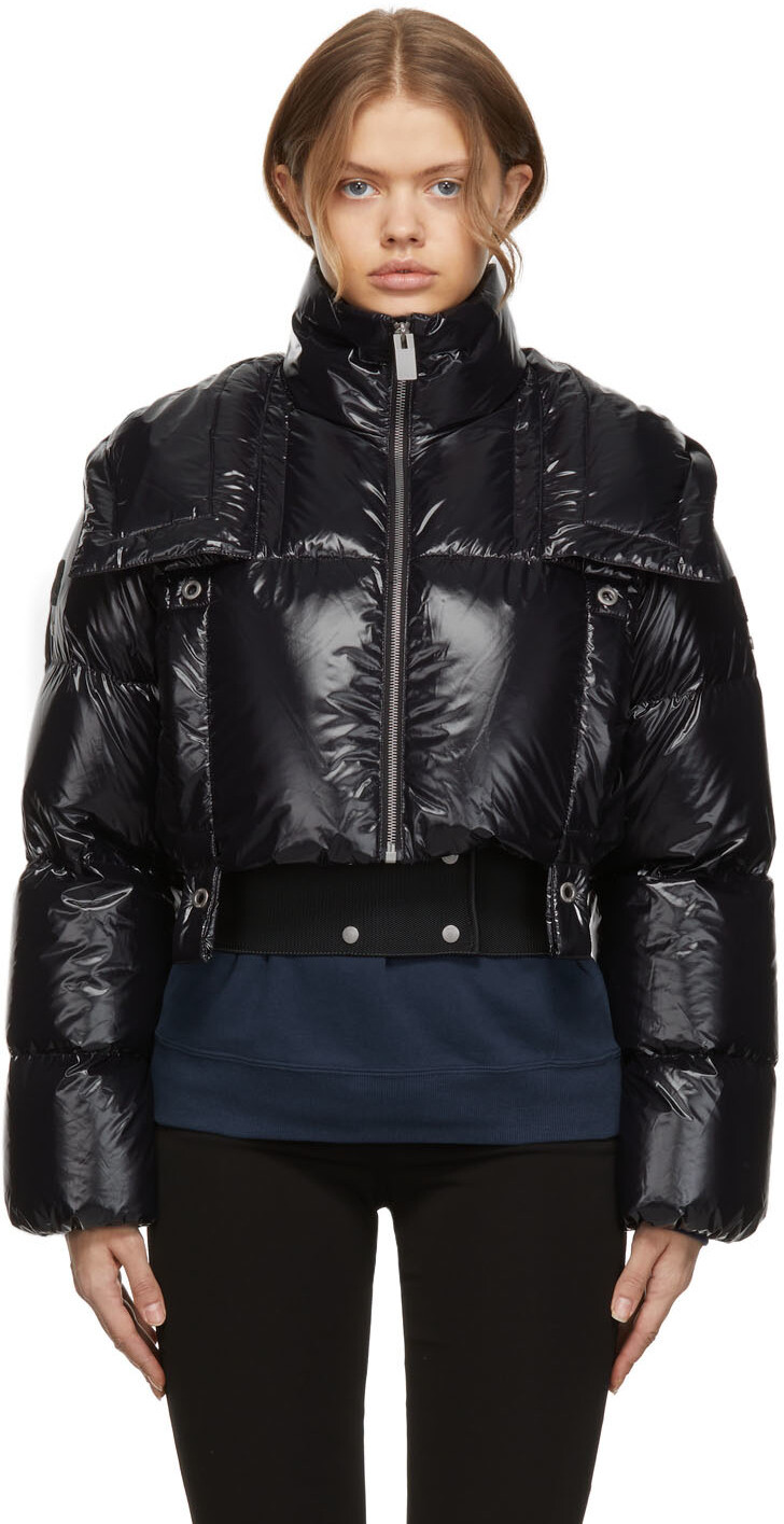 

6 Moncler 1017 ALYX 9SM Черный пуховик Fraxinus Moncler Genius
