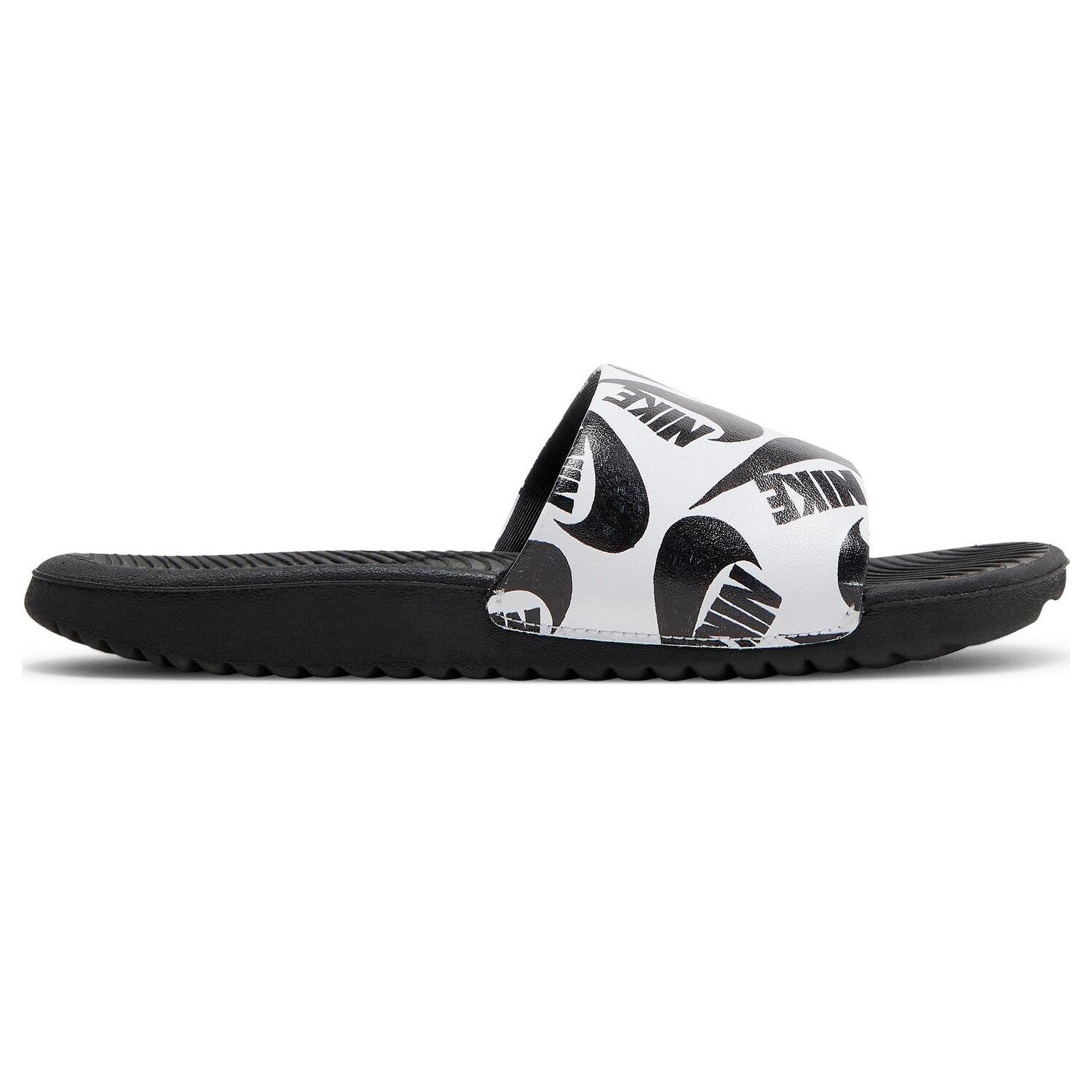 Сланцы Nike Kawa Slide SE JDI GS 'Black White', Белый