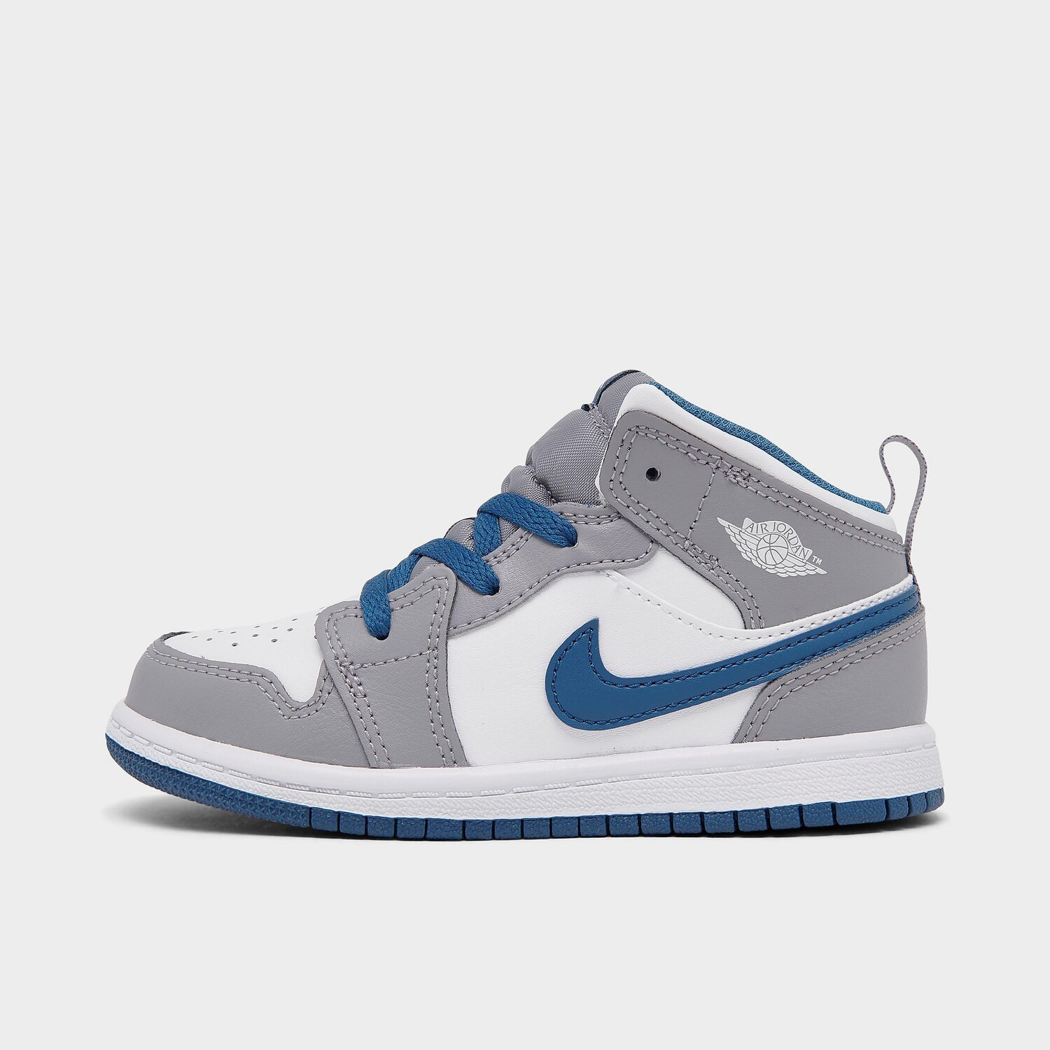 

Детская повседневная обувь Air Jordan Retro 1 Mid для малышей, серый