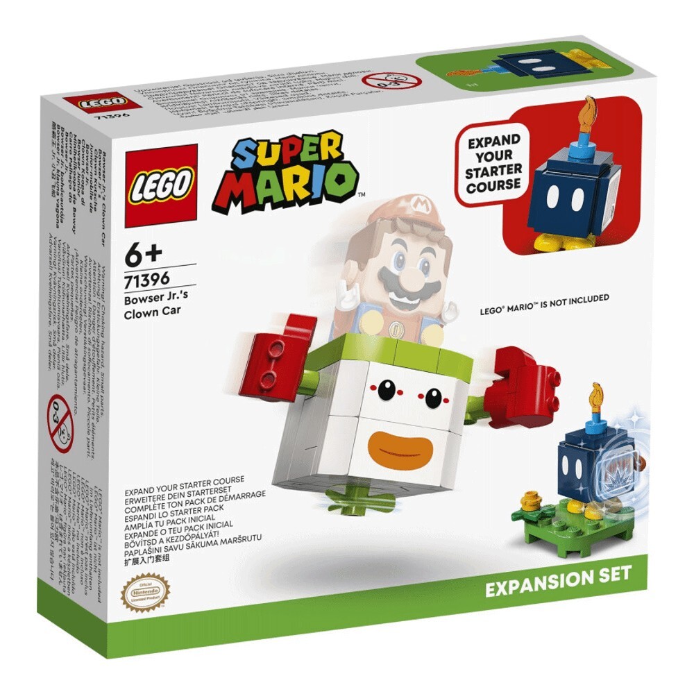 

Конструктор LEGO Super Mario Bowser Jr.'s Clown Car Expansion Set 71396, 84 детали