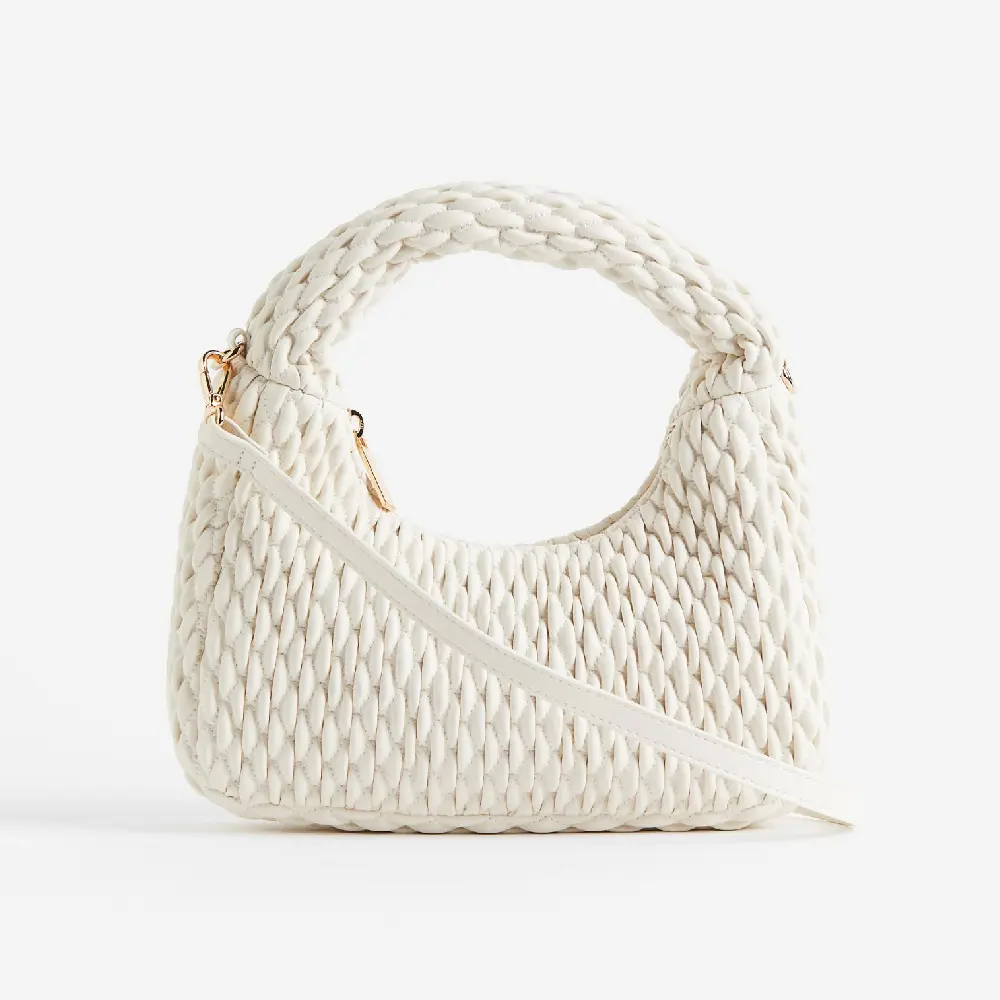 

Сумка H&M Quilted, кремовый