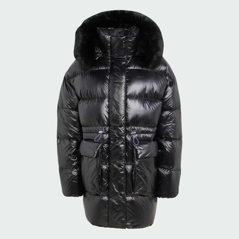 

Пуховик Adidas Originals Puff Long Fur, черный