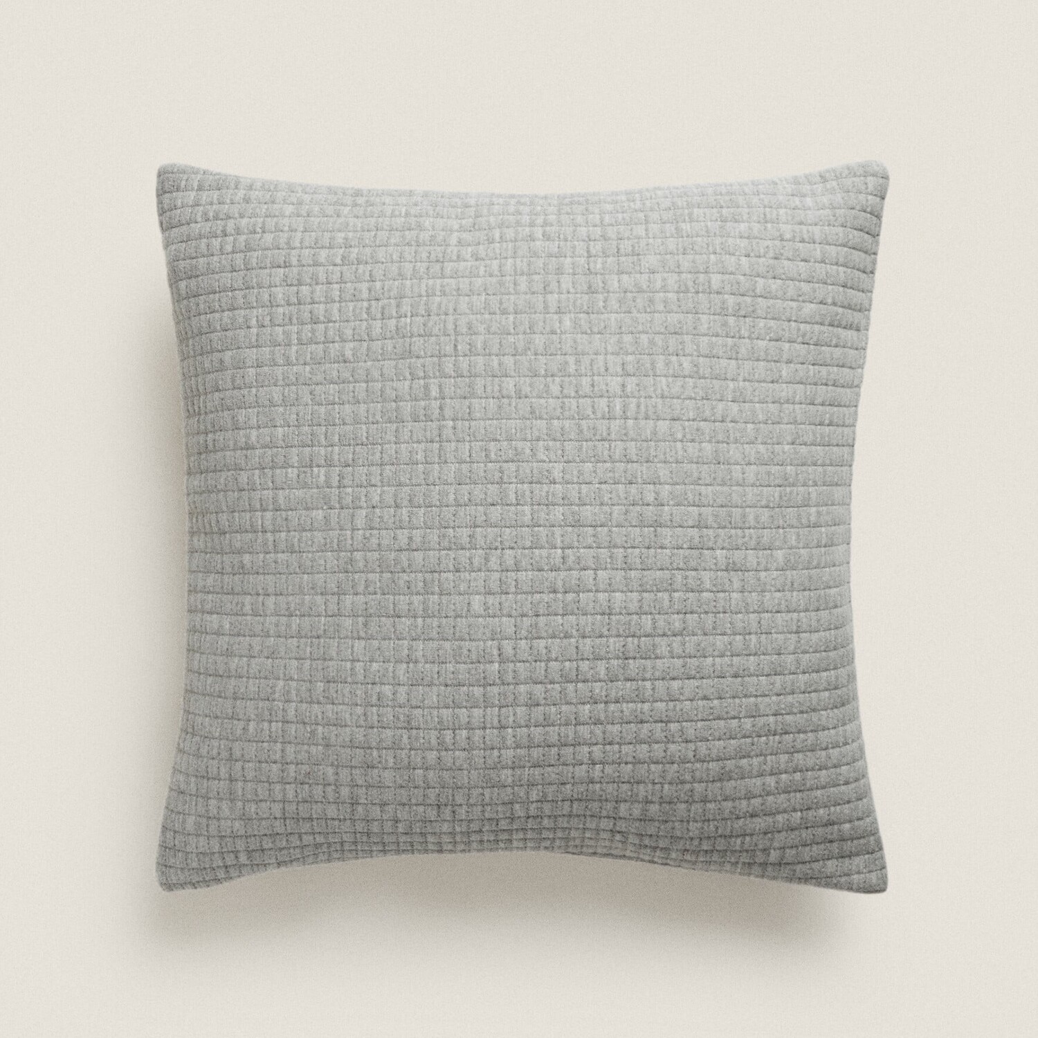 

Чехол для подушки Zara Home Checked Jacquard, серый