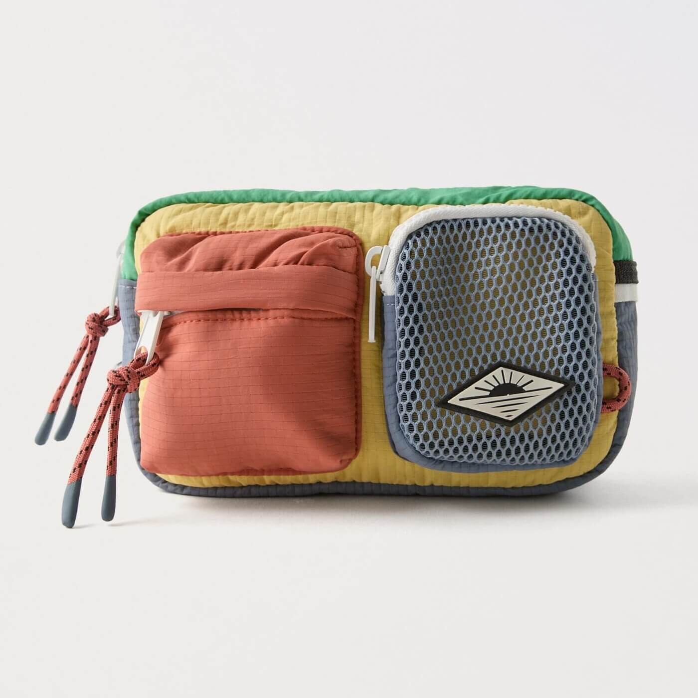 

Сумка поясная Zara Multicolored, зеленый/желтый/красный