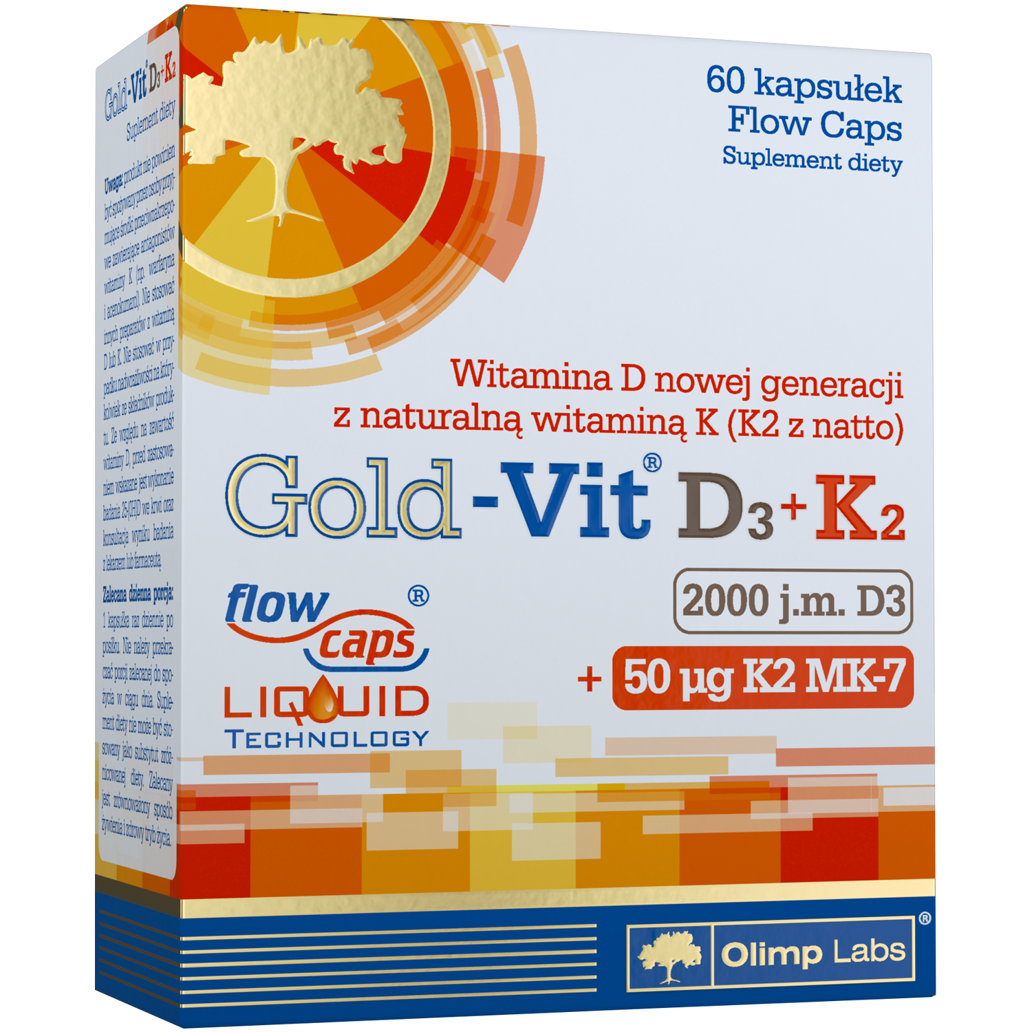 Olimp Gold Vis D3+K2 биологически активная добавка, 60 капсул/1 упаковка