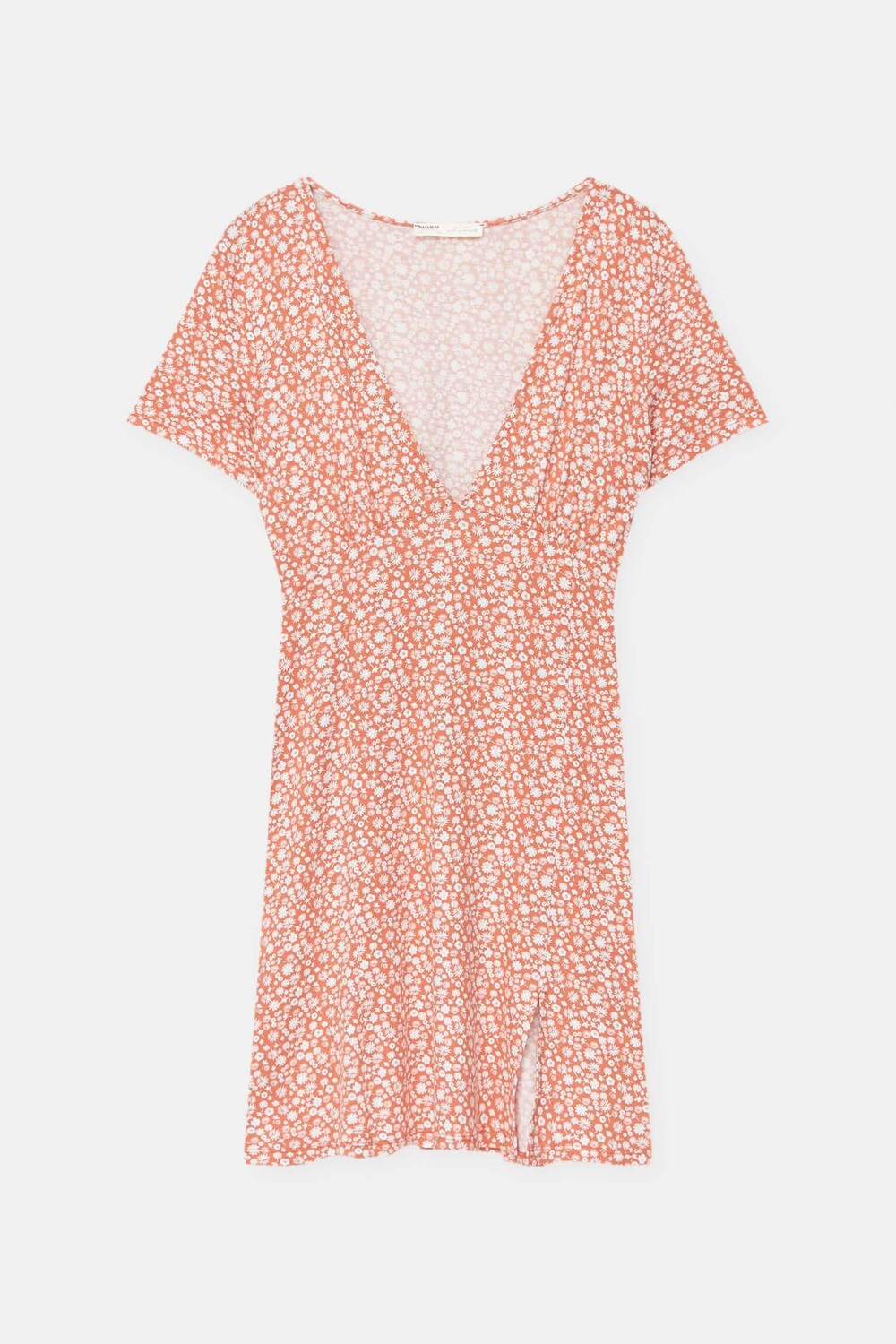 

Платье Pull&Bear Short Flower, оранжевый
