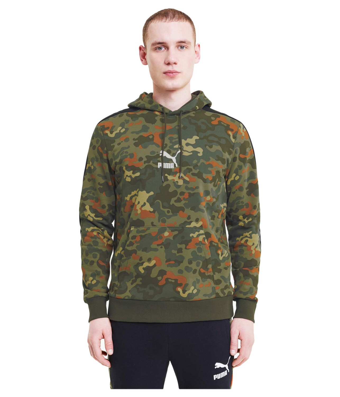 

Худи PUMA, Classics Graphics AOP Logo Hoodie, Серый