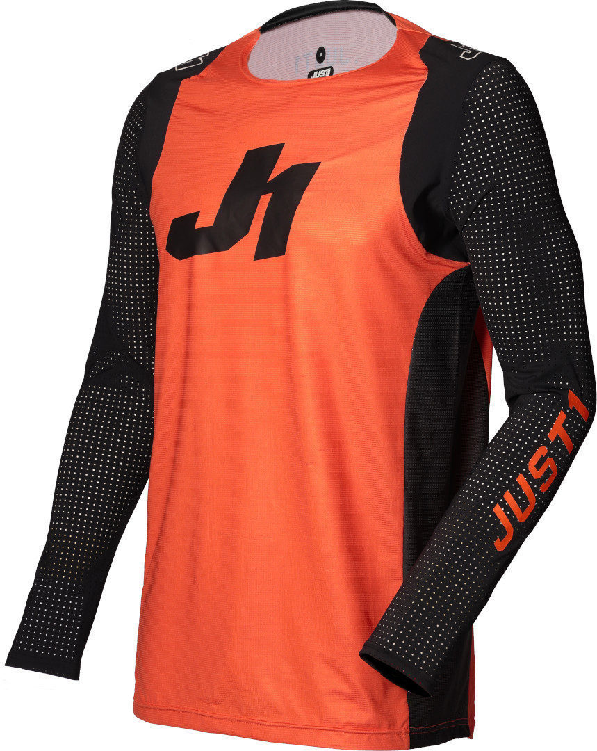Джерси Just1 J-Flex Мотокросс, оранжево-черные цена и фото