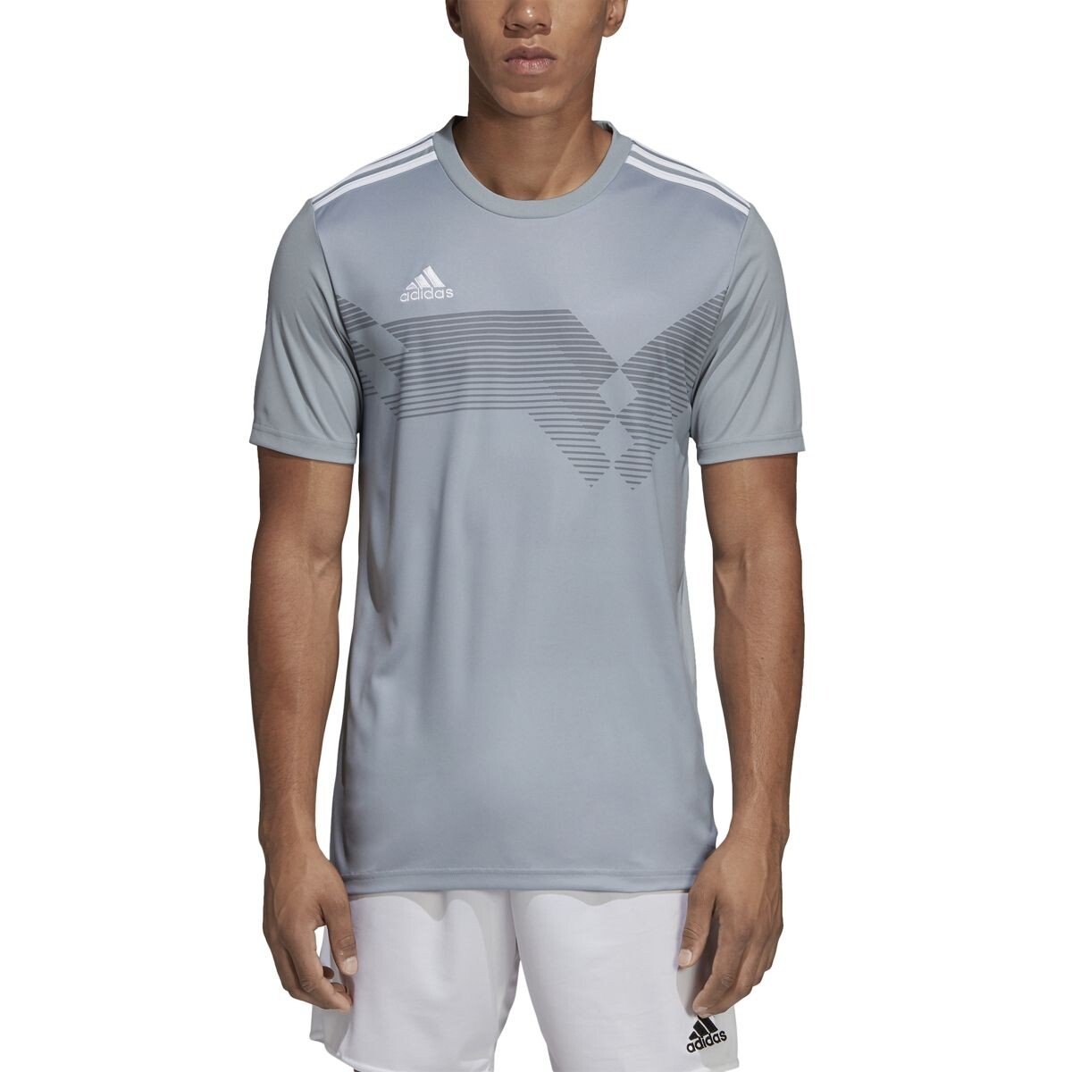 

Футболка adidas Campeon 19 Jersey, серый/белый