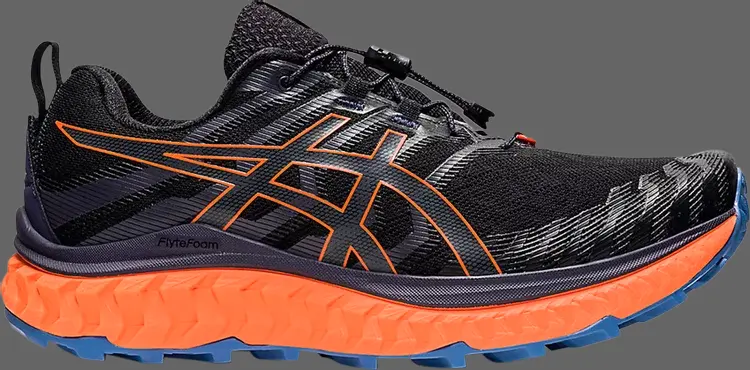 

Кроссовки trabuco max 'black shocking orange' Asics, черный