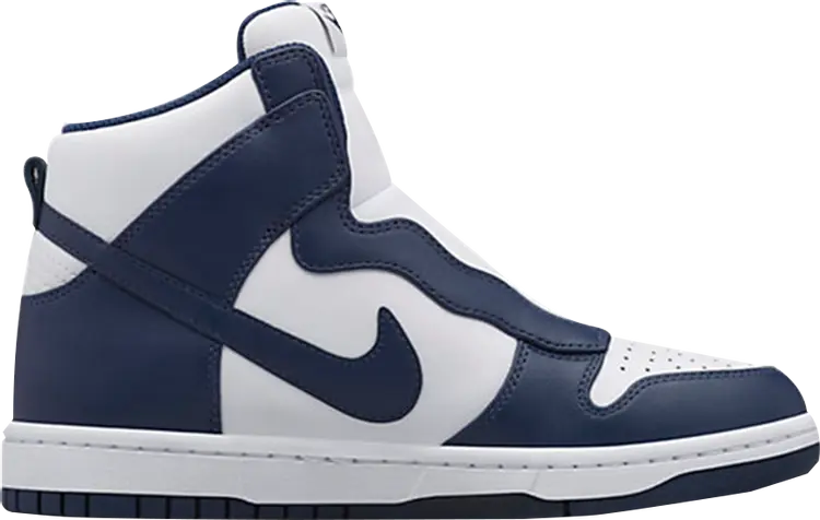 

Кроссовки Nike sacai x Wmns NikeLab Dunk Lux 'Midnight Navy', белый