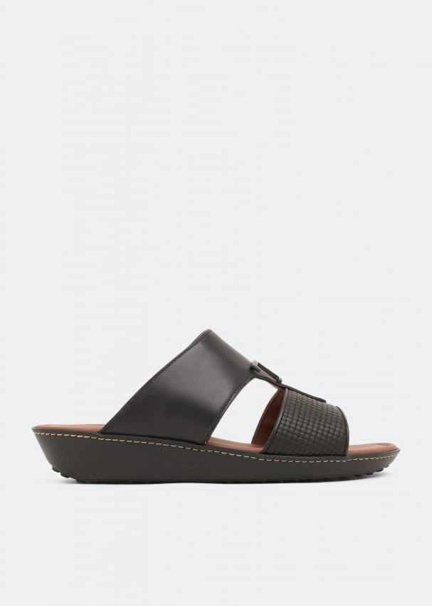 

Сандалии TOD'S T leather sandals, черный