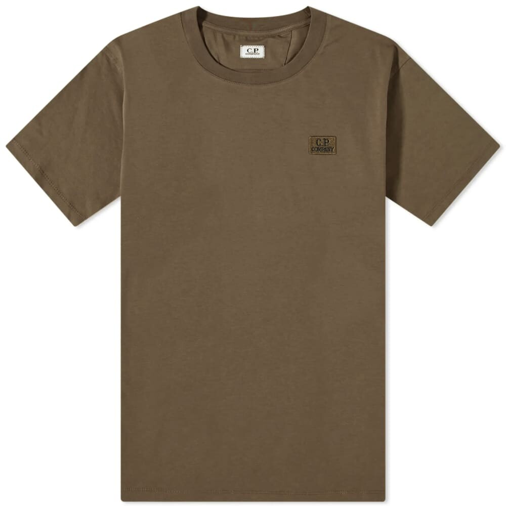 

Футболка C.P. Company Patch Logo Tee, Коричневый