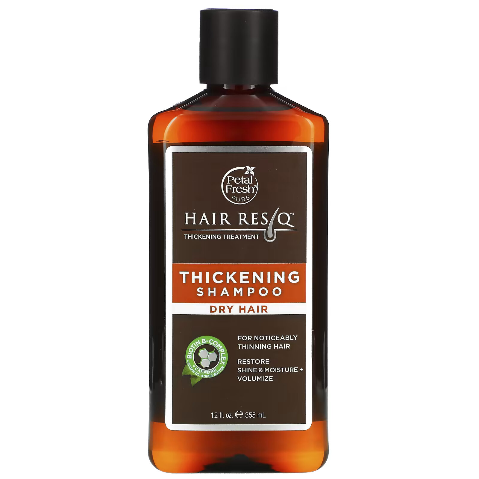 Petal Fresh, Hair ResQ, шампунь для густоты волос, для сухих волос, 355 мл (12 жидк. унций) lxh спрей для густоты волос 8 жидк унций