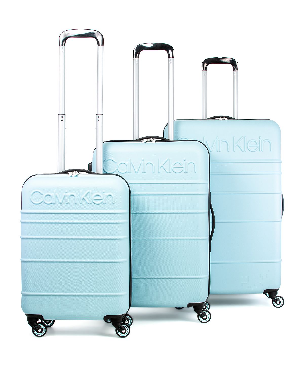 Набор жестких боковых чемоданов fillmore, 3 предмета Calvin Klein, голубой