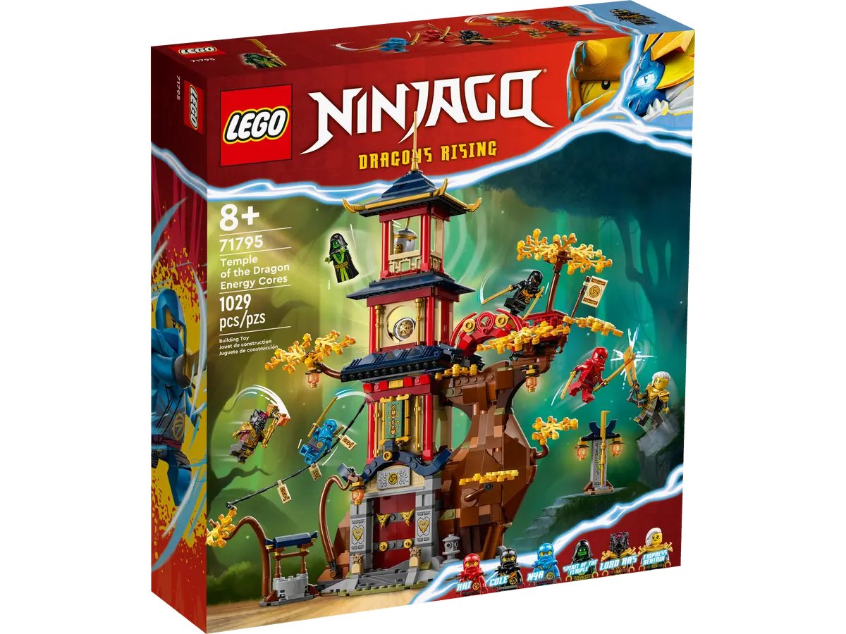 Конструктор Lego Ninjago Temple of the Dragon Energy Cores 71795, 1029 деталей lego ninjago the crystal king temple