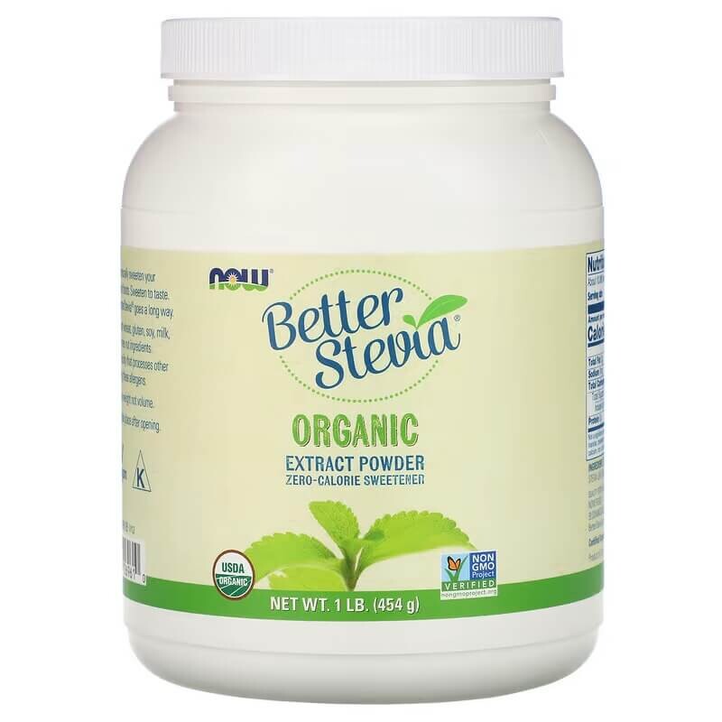 

Сахарозаменитель Better Stevia NOW Foods, 454 гр