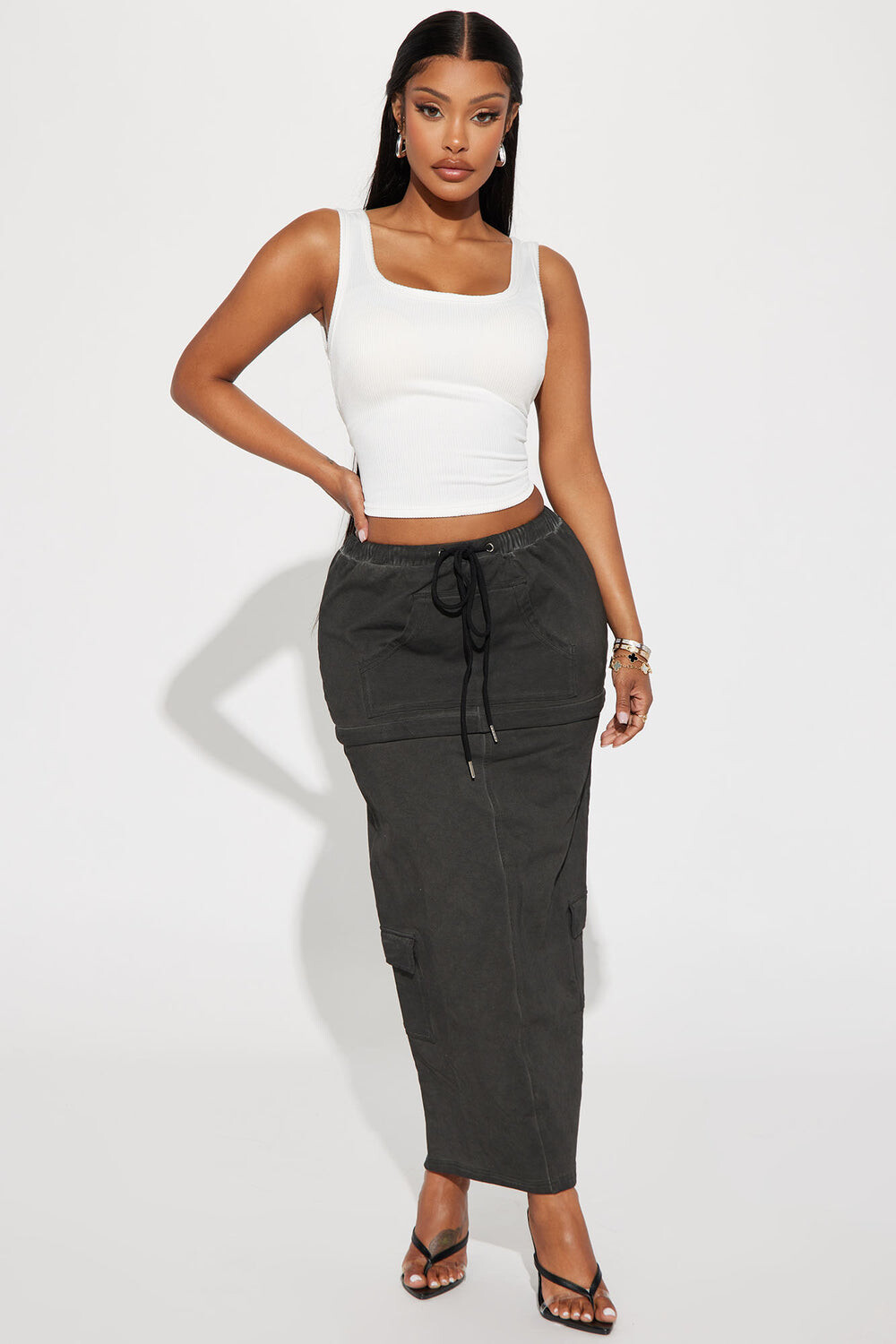 

Юбка Fashion Nova S40024CPD, черный