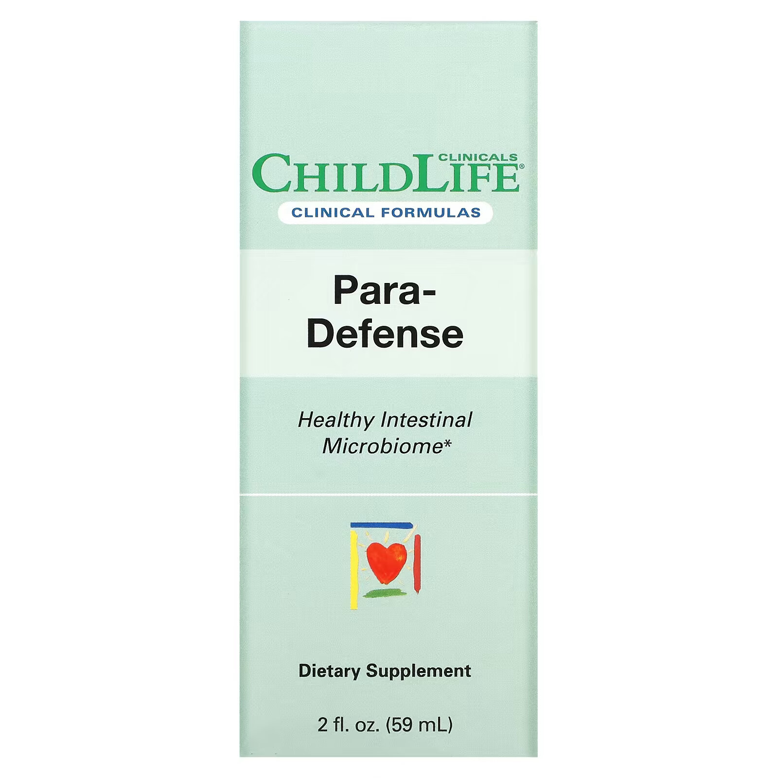 Childlife Clinicals, Para-Defense, здоровая кишечная микробиома, 59 мл (2 жидк. Унции) childlife clinicals органическая вода для гриппа 59 мл 2 жидк унции