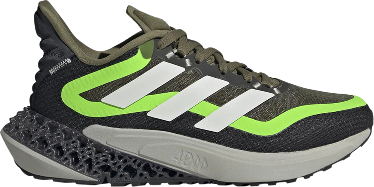 Кроссовки Adidas 4DFWD Pulse 2.0 J 'Focus Olive Solar Green, зеленый
