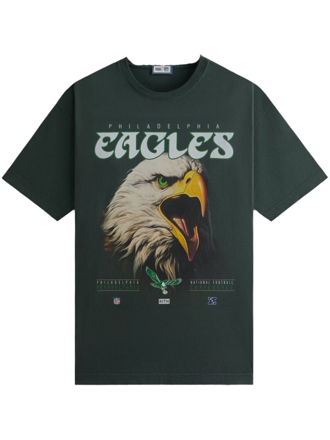 

KITH футболка '47 Eagles Vintage из коллаборации с NFL, серый