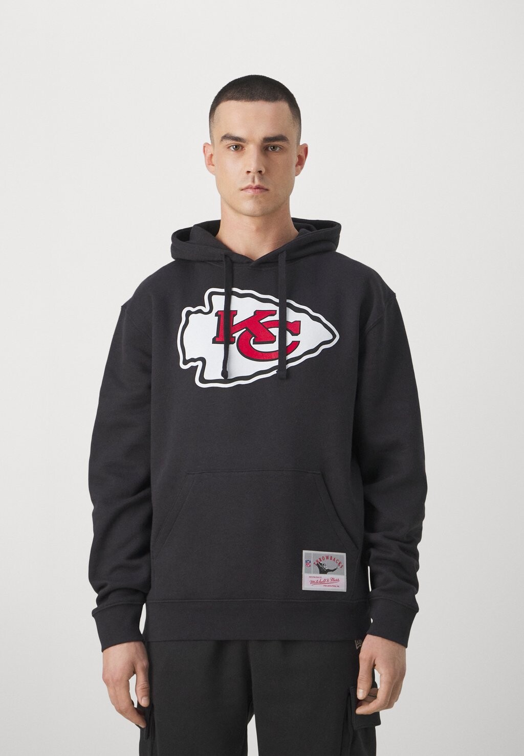 

Team Nfl Kansas City Chiefs Team Logo Hoody Mitchell & Ness, черный