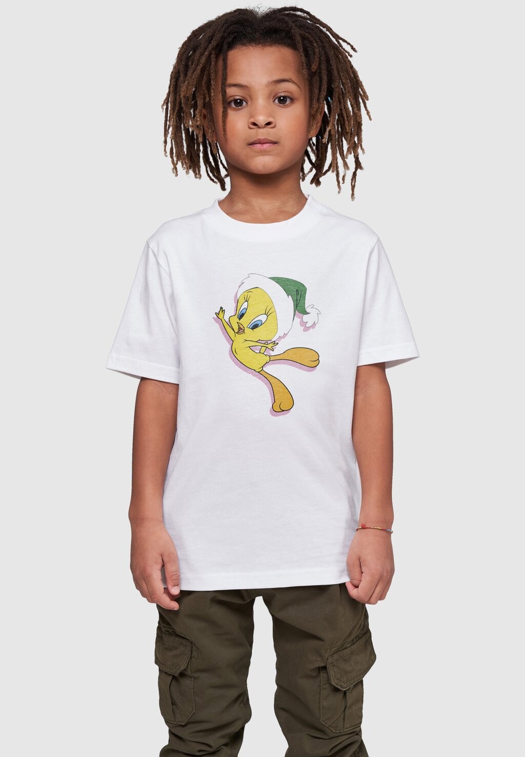

Футболка с принтом LOONEY TUNES-TWEETY CHRISTMAS HAT ABSOLUTE CULT, цвет white