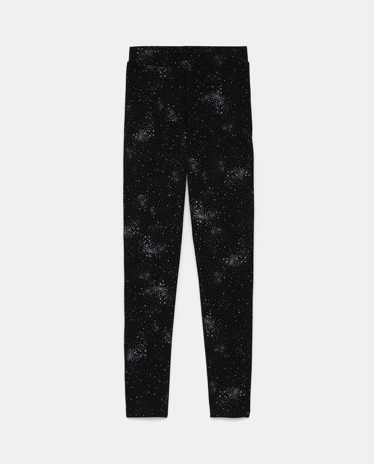 

Женские леггинсы с рисунком из эластичного хлопка NICE&CHIC, черный