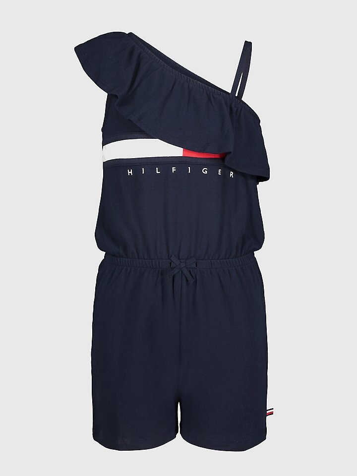

Детский комбинезон с флагом на одно плечо для больших детей Tommy Hilfiger