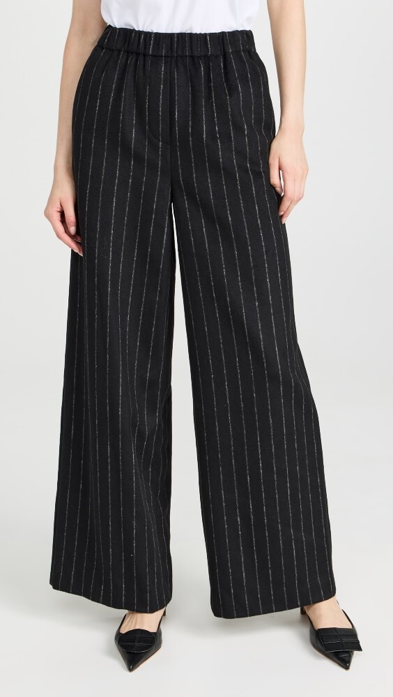 

Брюки Jason Wu Elasticated Wide Leg, черный