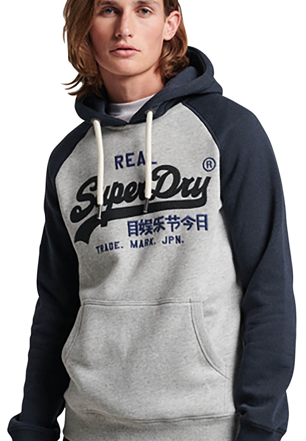

Толстовка с капюшоном Superdry, синий