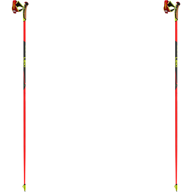 Палки HRC для марафона Leki, красный лыжные палки spine cross см 130