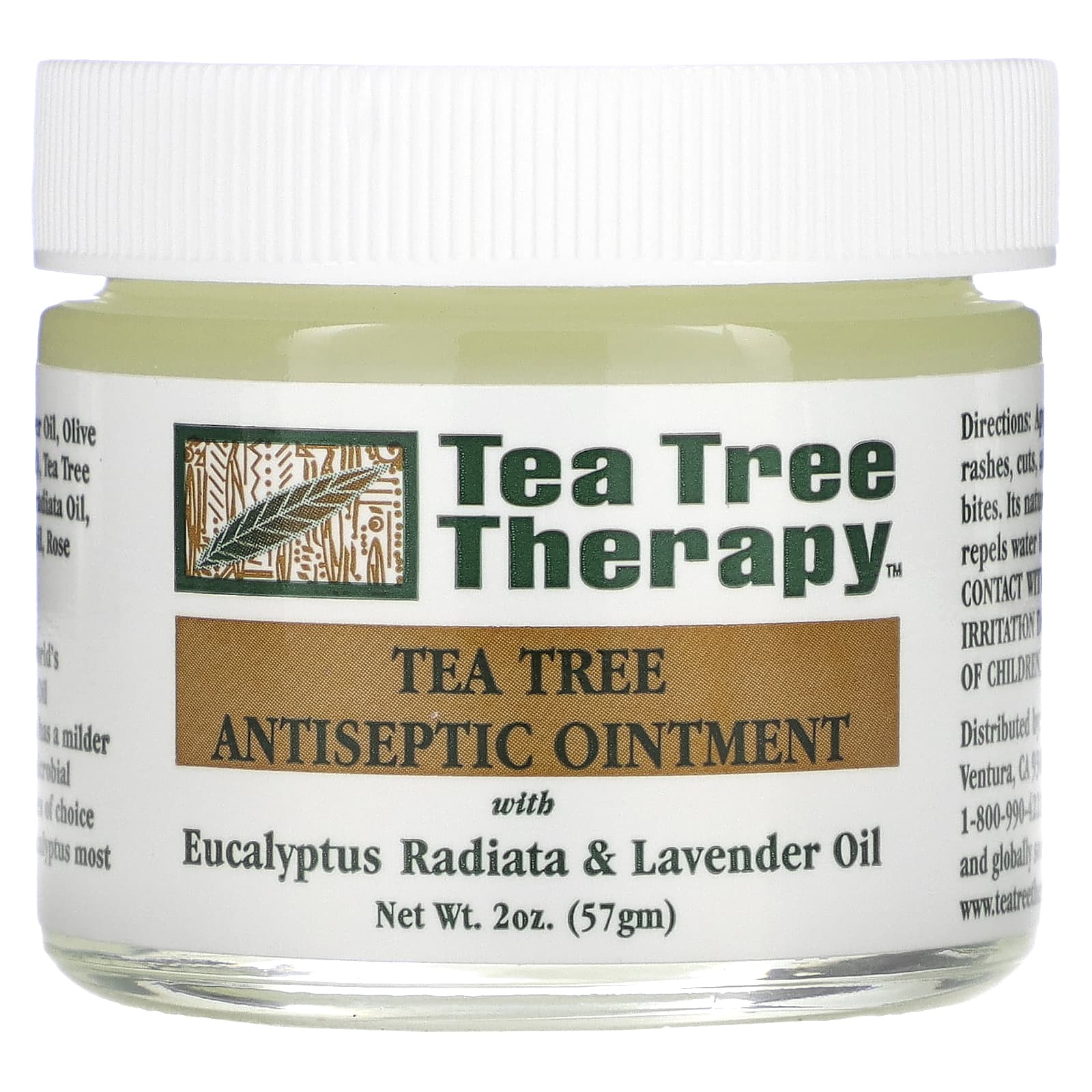 цена Tea Tree Therapy Антисептическая мазь из чайного дерева 57 г