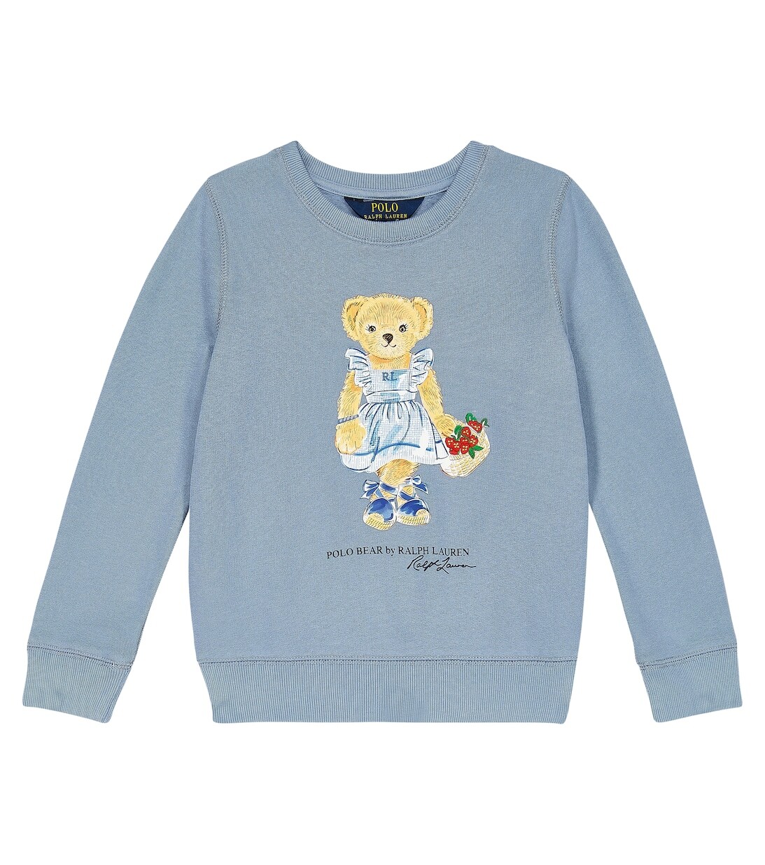 

Толстовка Polo Bear из смесового хлопка Polo Ralph Lauren, синий