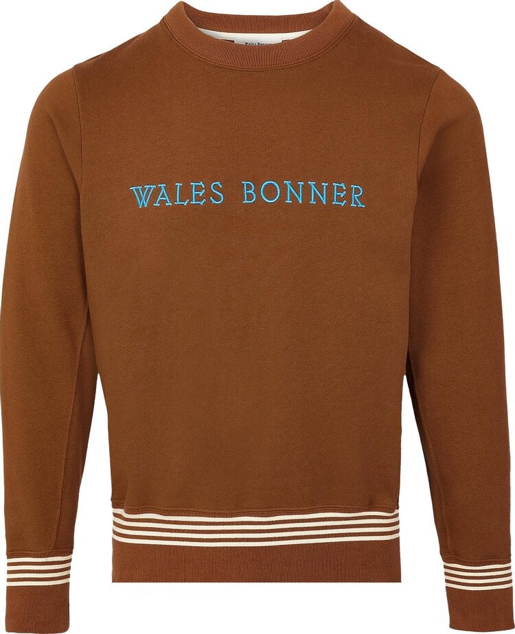 

Толстовка Wales Bonner Original Sweatshirt 'Brown', коричневый