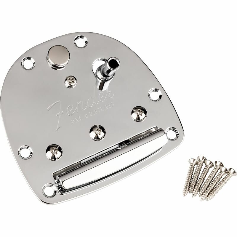 

Fender Classic Player Jaguar/Jazzmaster Guitar Tremolo Assembly, Chrome 0076232049