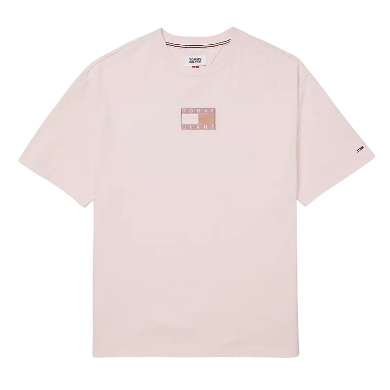 

Футболка Tommy Jeans Badge Logo, светло-розовый
