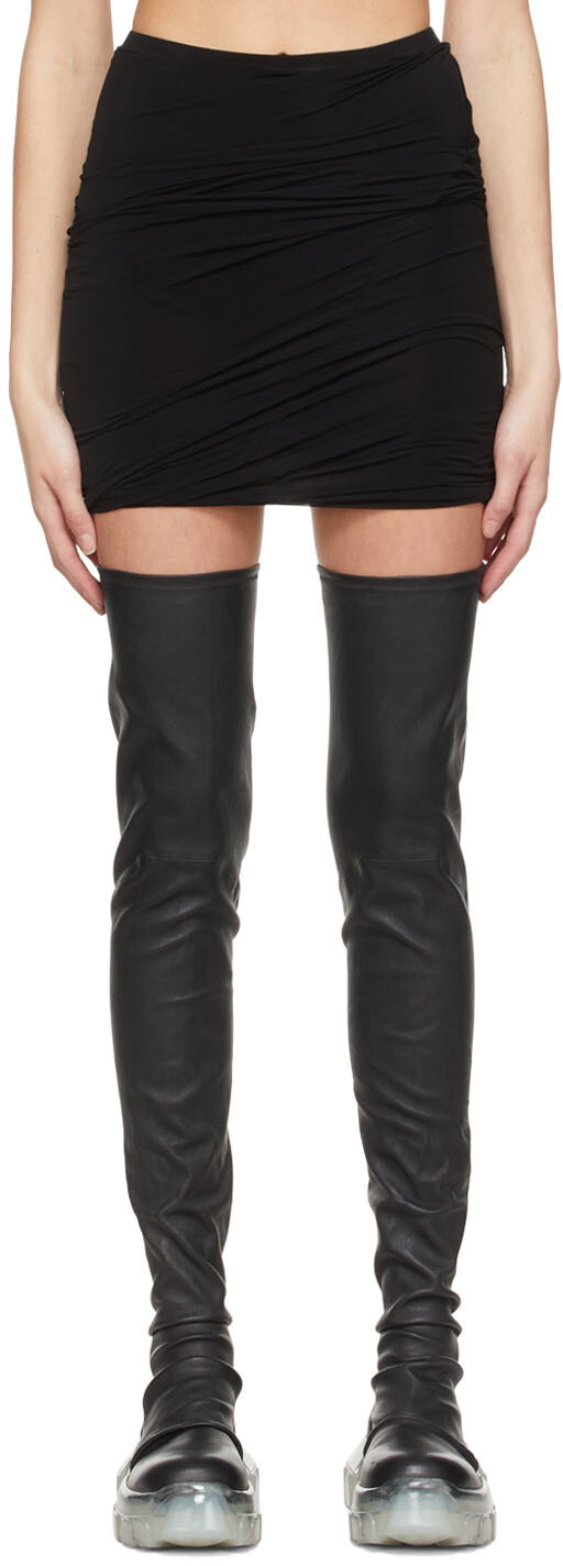 

Черные нейлоновые шорты Rick Owens