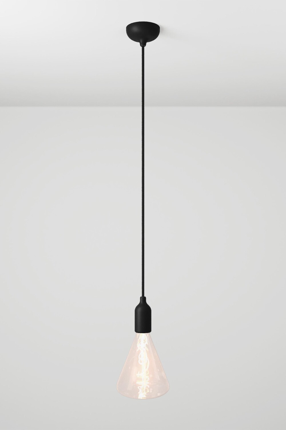 

Потолочный светильник Creative Cables Silicone, черный