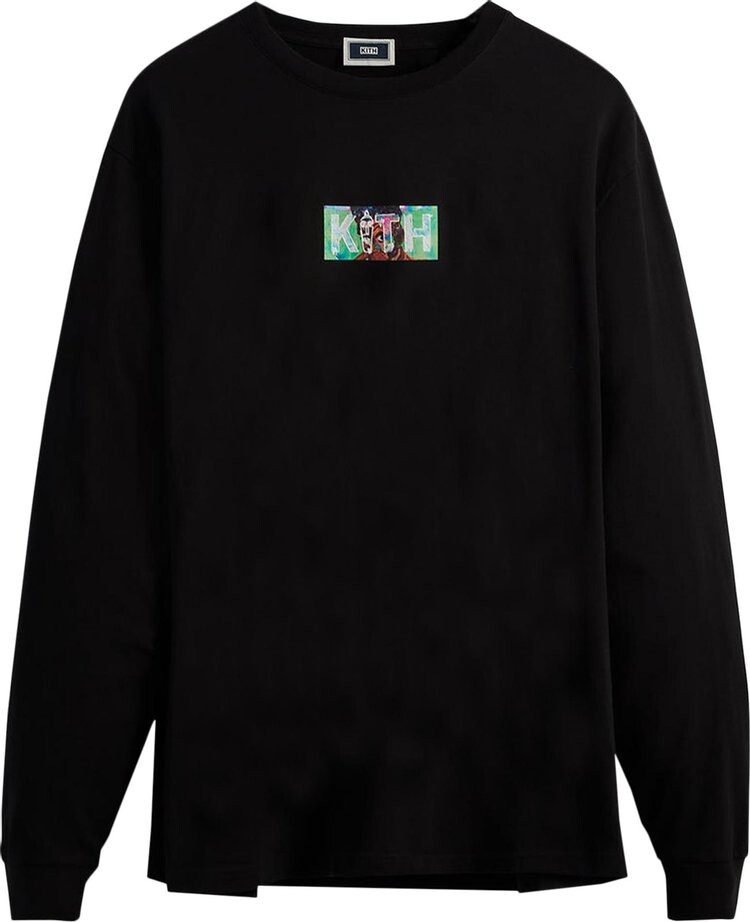 

Лонгслив Kith For Ludovic Nkoth Classic Logo Long-Sleeve Tee 'Black', черный