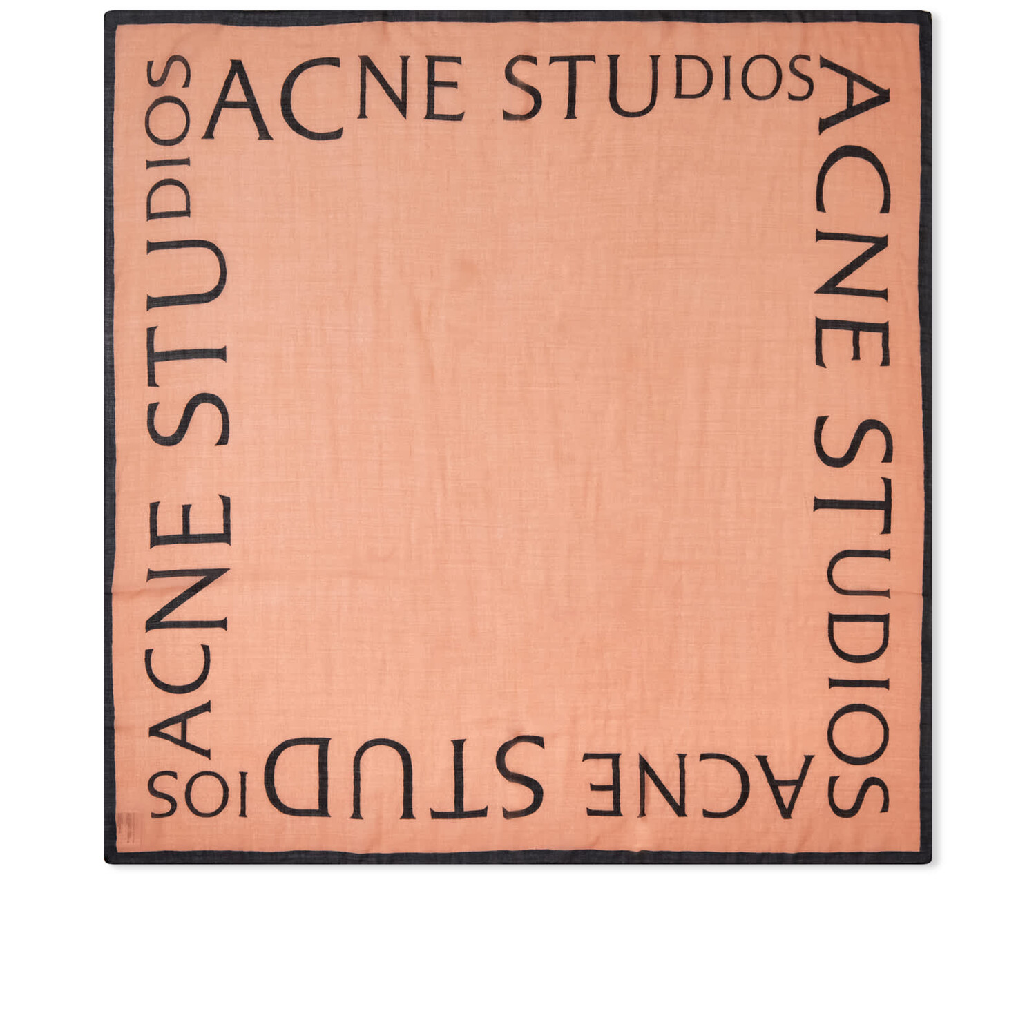 

Шарф Acne Studios Vabone, розовый