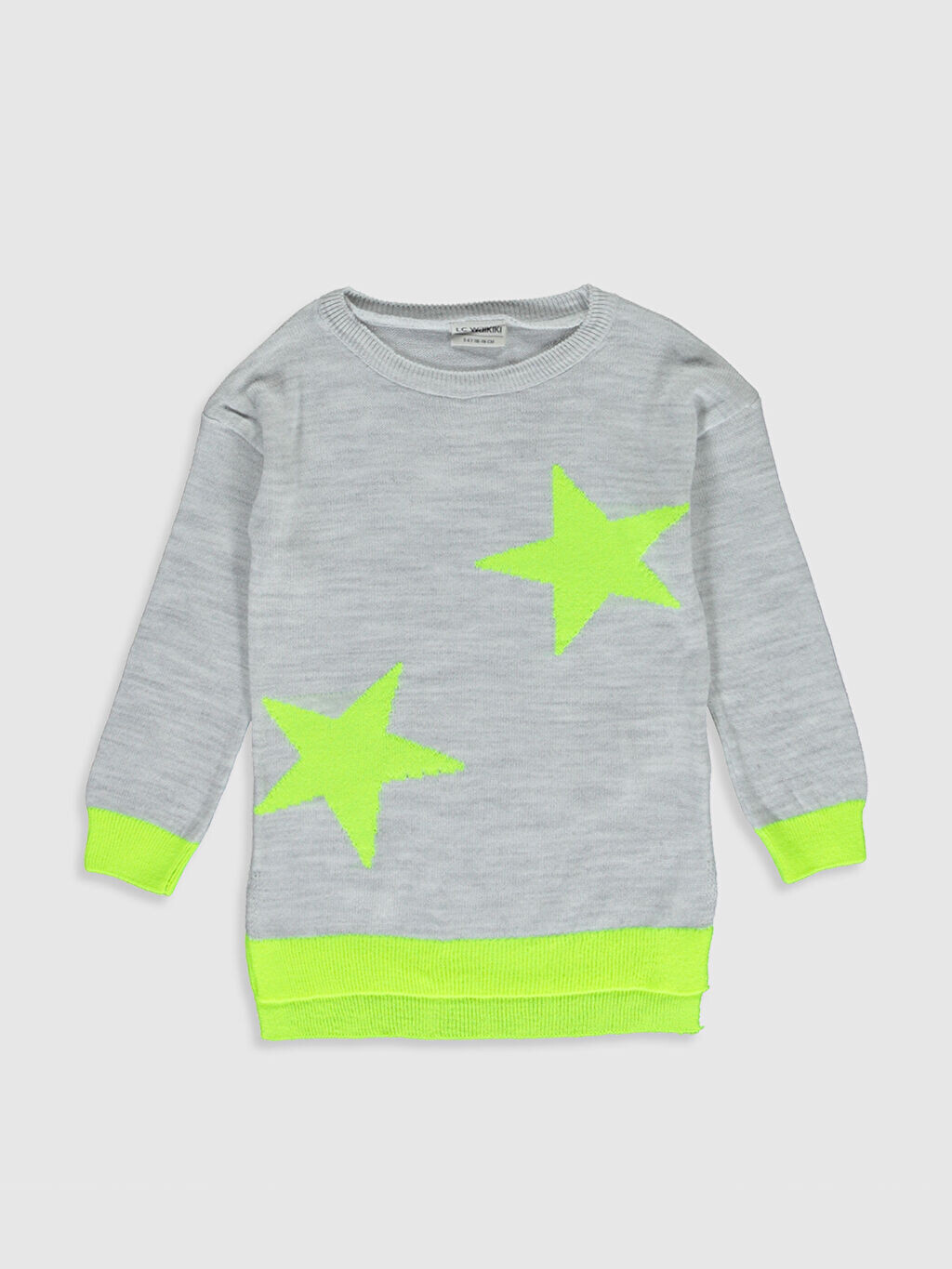 

Свитер для девочек с круглым вырезом LCW Kids