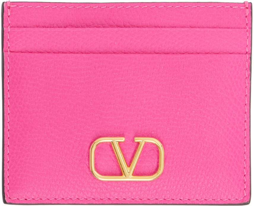 

Розовый Розовый PP VLogo Card Holder Valentino Garavani