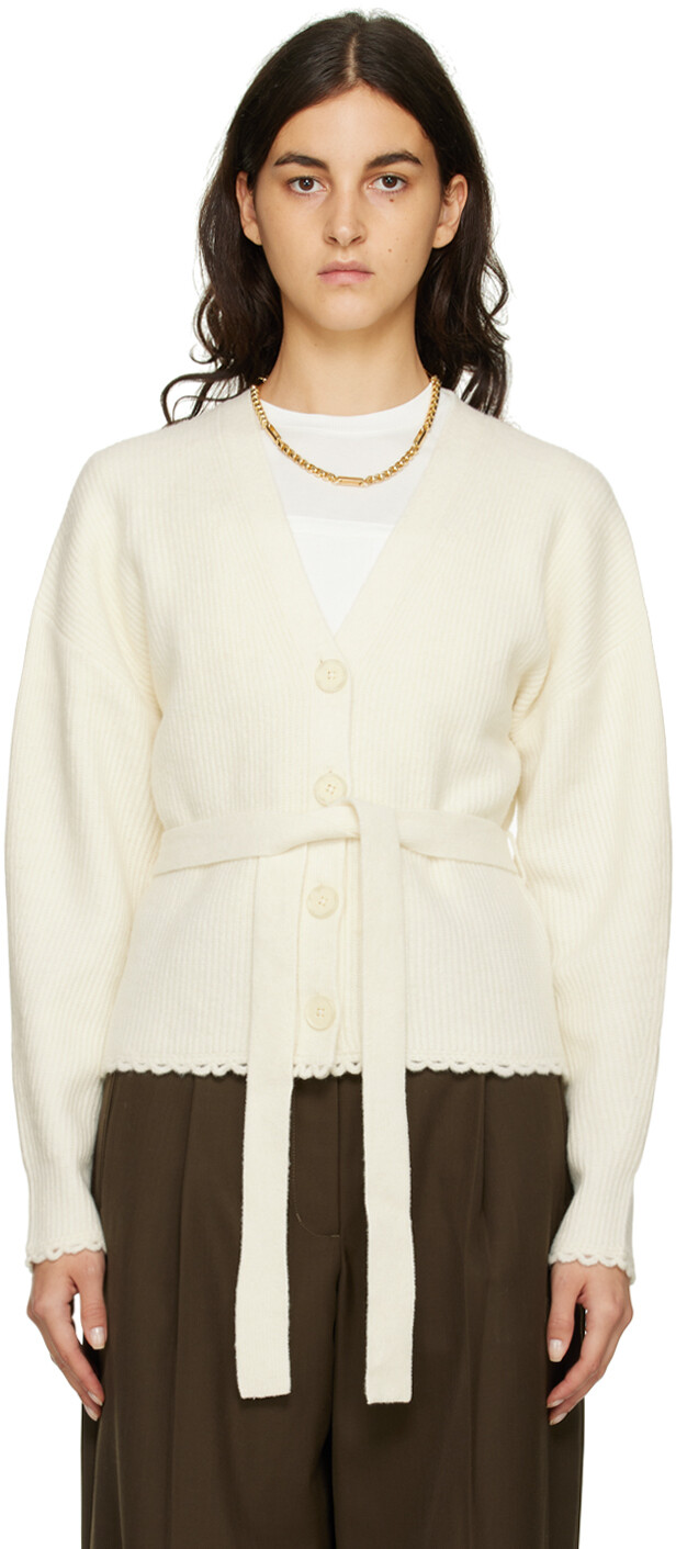 

Белый кардиган с фестонами 3.1 Phillip Lim