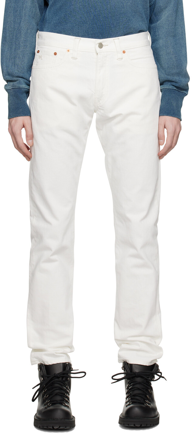 

Белые джинсы Whitestone RRL