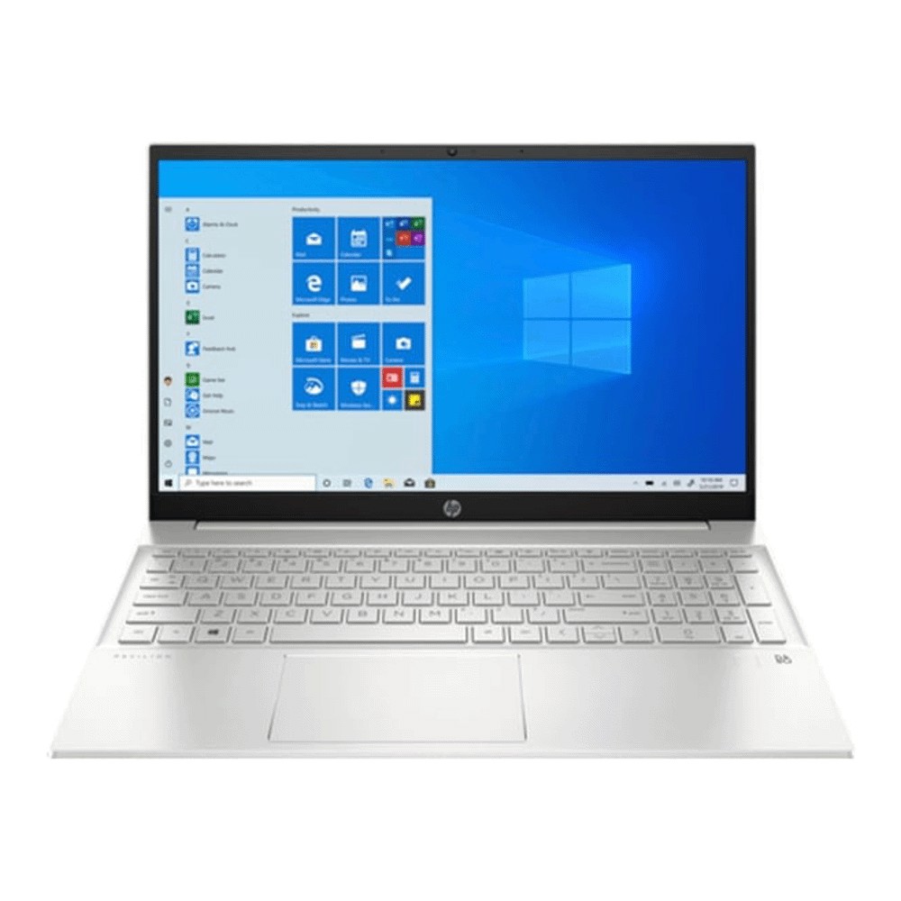 Ноутбук HP Pavilion 15-eg0039ne 15.6" FullHD 8ГБ/512ГБ, серебряный, английская/арабская клавиатура - фото